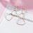 New Fashion Heart Drop Earrings For Women Vintage Geometric Sweet Dangle Hanging Earrings For Ladies And Girls - 7