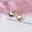 New Fashion Heart Drop Earrings For Women Vintage Geometric Sweet Dangle Hanging Earrings For Ladies And Girls - 11