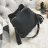 New Fashionable Scrub Women Bucket Bag Vintage Tassel Messenger Bag High Quality Shoulder Bag Simple Crossbody Bag