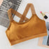 New Fashionable Seamless Sports Bra Women Fitness Top Gym Yoga Bra Shockproof Push Up Sport Bra Running Yoga Gym Crop