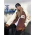 New Free Style Woman Jacket Hip Hop Furry Bone Patchwork Color Block Jackets Mens Streetwear Men Baseball Coats Unisex