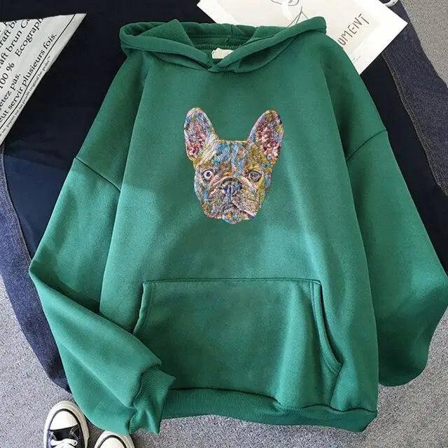 New 2021 French Bulldog Hoodies Oversized Cute Dog Print Sweatshirt Funny Graphic Unisex Fashion Hoodie Streetwear Female Hooded - Treko - Casual Tracksuit, Cool Fashion, Cool Hoodies, Female Fashion, Hoodies, Jaket Hoodies, Loose Hoodies, Luxury Hoodies, Modern Hoodies, Multi Pockets Hoodies, New Hoodies, Stylish Hoodies, Women fashion, Women Hoodies- Stevvex.com