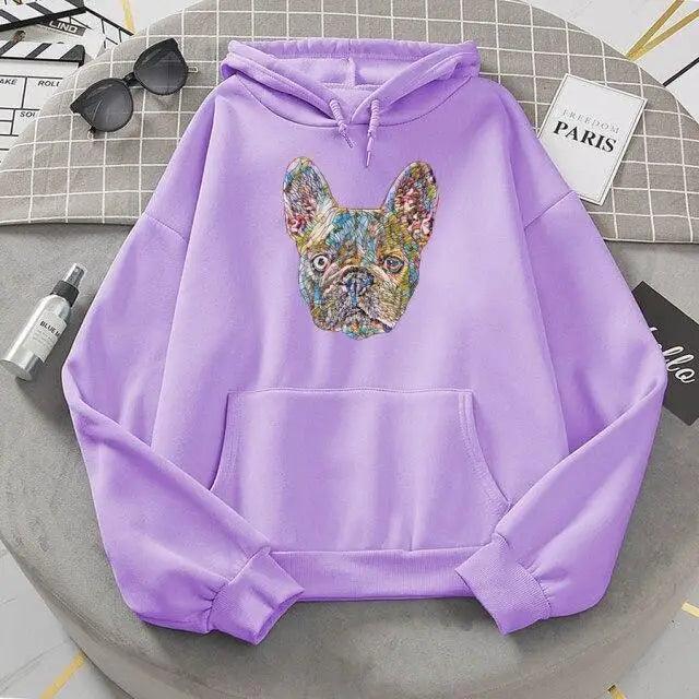 New 2021 French Bulldog Hoodies Oversized Cute Dog Print Sweatshirt Funny Graphic Unisex Fashion Hoodie Streetwear Female Hooded - Treko - Casual Tracksuit, Cool Fashion, Cool Hoodies, Female Fashion, Hoodies, Jaket Hoodies, Loose Hoodies, Luxury Hoodies, Modern Hoodies, Multi Pockets Hoodies, New Hoodies, Stylish Hoodies, Women fashion, Women Hoodies- Stevvex.com