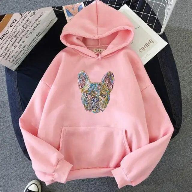 New 2021 French Bulldog Hoodies Oversized Cute Dog Print Sweatshirt Funny Graphic Unisex Fashion Hoodie Streetwear Female Hooded - Treko - Casual Tracksuit, Cool Fashion, Cool Hoodies, Female Fashion, Hoodies, Jaket Hoodies, Loose Hoodies, Luxury Hoodies, Modern Hoodies, Multi Pockets Hoodies, New Hoodies, Stylish Hoodies, Women fashion, Women Hoodies- Stevvex.com