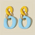 New Graceful Yellow Earrings For Women And Girls Trendy Style Statement Dangle Drop Earings - Female Jewelry