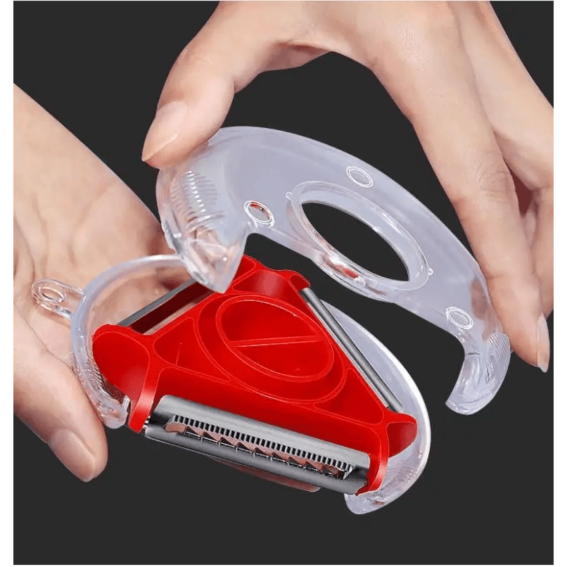 New Incredible Magic Trio Peeler Set Slicer Stainless Steel Peeler Shredder Cutter Multi Peel Blade Kitchen Tool