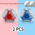 New Incredible Magic Trio Peeler Set Slicer Stainless Steel Peeler Shredder Cutter Multi Peel Blade Kitchen Tool - Red