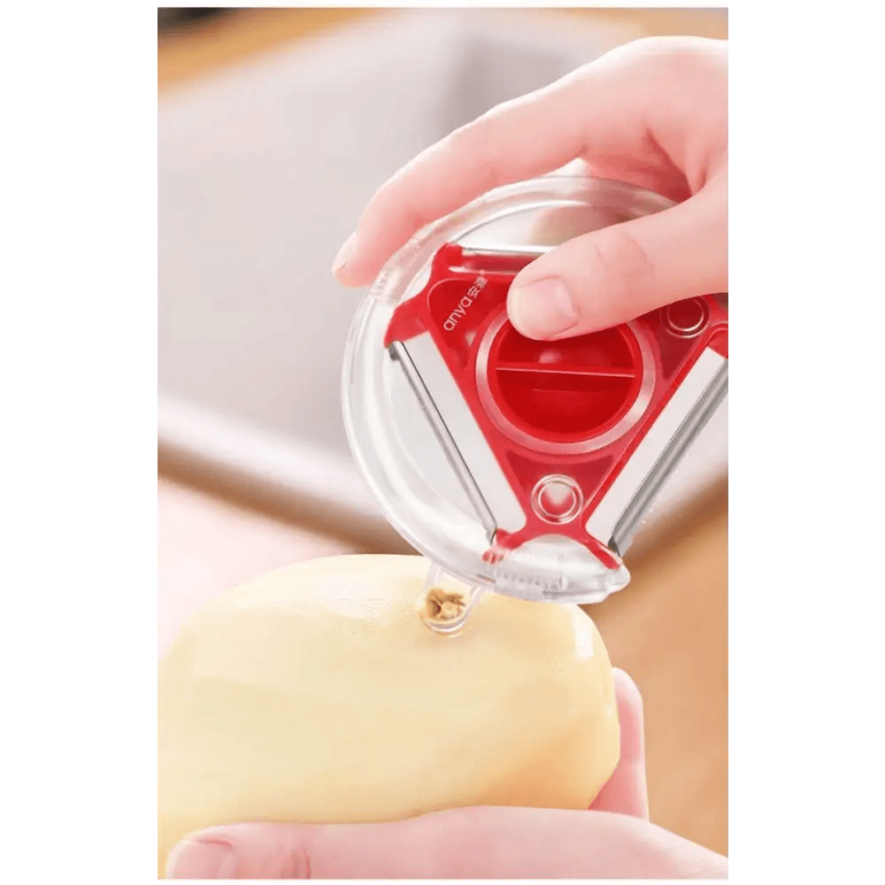 New Incredible Magic Trio Peeler Set Slicer Stainless Steel Peeler Shredder Cutter Multi Peel Blade Kitchen Tool