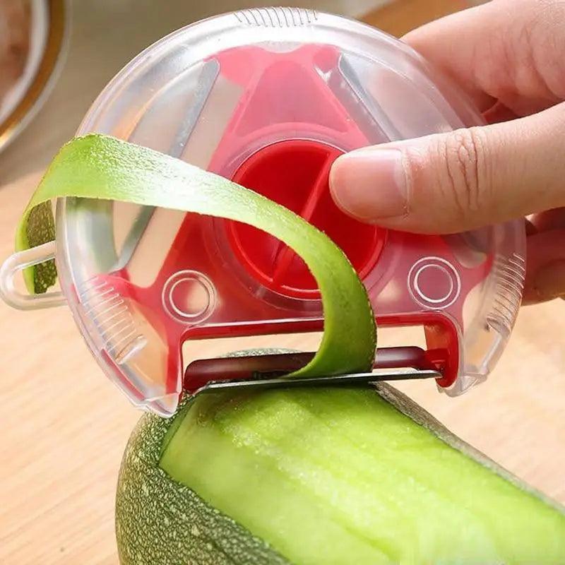 New Incredible Magic Trio Peeler Set Slicer Stainless Steel Peeler Shredder Cutter Multi Peel Blade Kitchen Tool