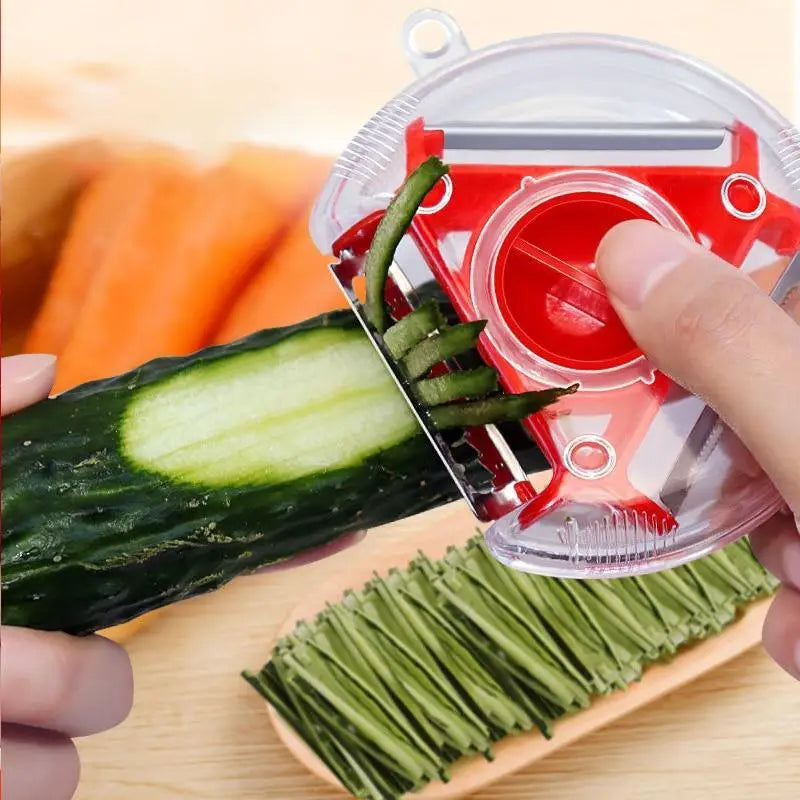 New Incredible Magic Trio Peeler Set Slicer Stainless Steel Peeler Shredder Cutter Multi Peel Blade Kitchen Tool