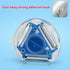 New Incredible Magic Trio Peeler Set Slicer Stainless Steel Peeler Shredder Cutter Multi Peel Blade Kitchen Tool - Blue