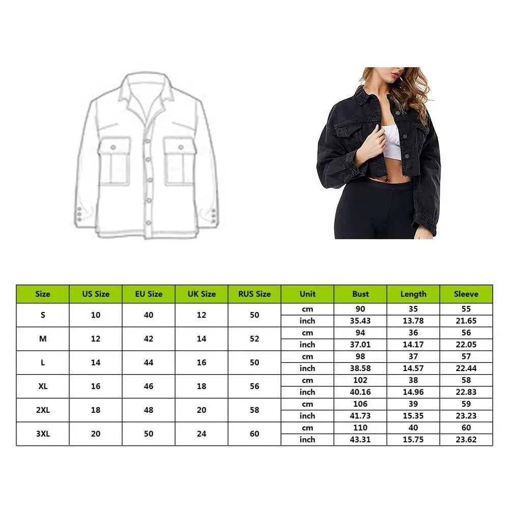 New Incredible Spring Women Sexy Ripped Denim Jackets Vintage Casual Short Jean Jacket Puff Sleeve Winter Female Coat