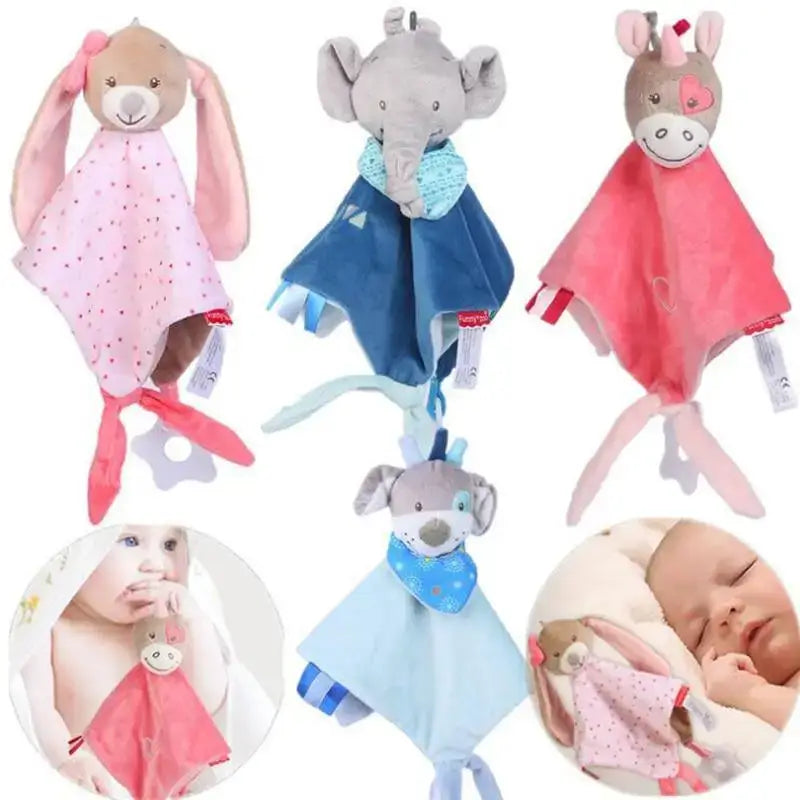 New Incredible Stuffed Toys Soft Animal Rabitt Kids Toy Soothe Appease Towel Saliva Plush Toy for Sleep Pacify Toy