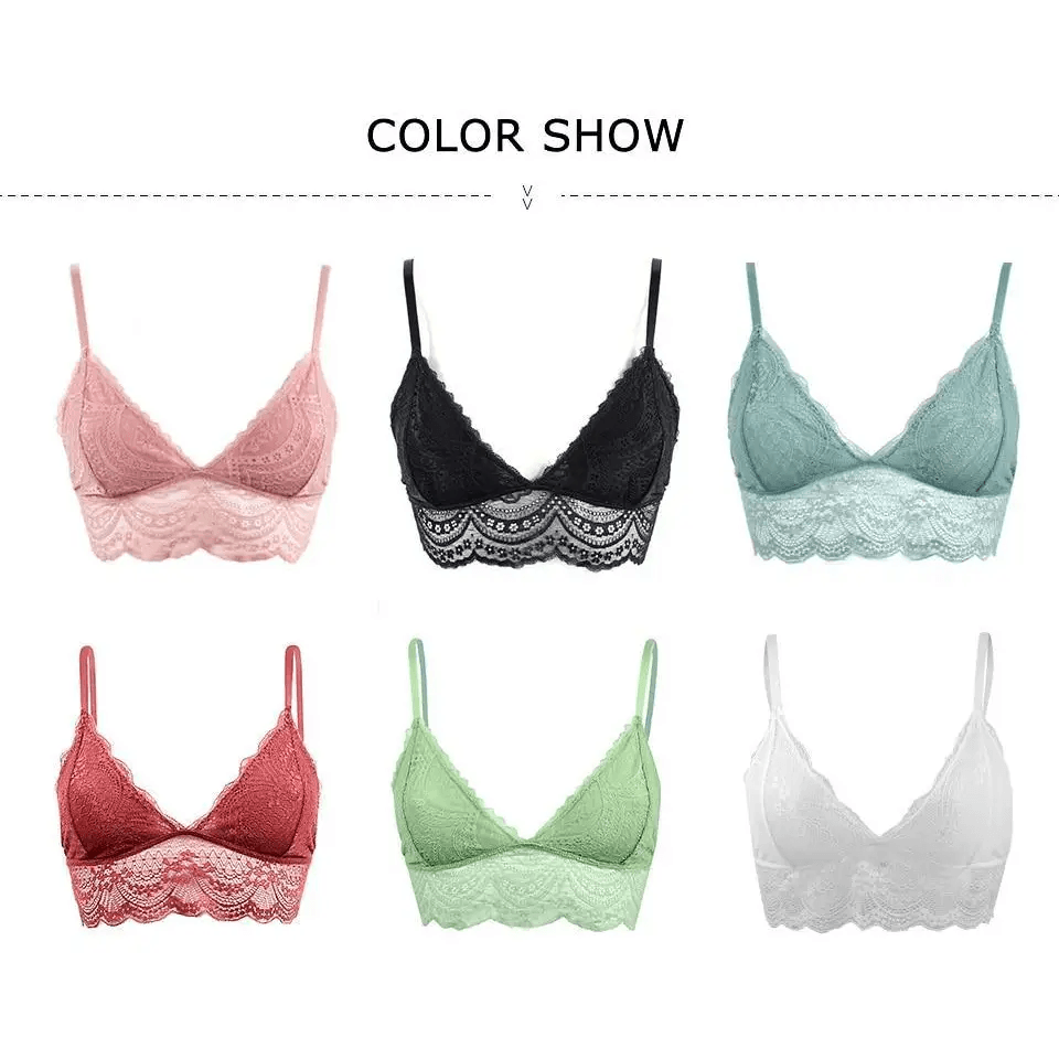 New Incredible Underwear For Women Sexy Bralette Unlined Lace Lingerie Bras Intimate Tops Push Up Bra For Female