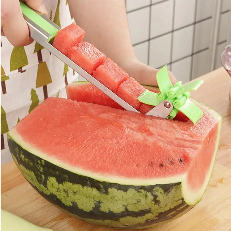 New Incredible Watermelon Cutter Multi Melon Knife Slicer Cutting Machine Stainless Steel Windmill Fruit Household Artifact Kitchen Tool - ALLURELATION - 501, Best selling cutter, cutter, Cutting Machine, easy to use slicer, Fruit & Vegetable Tools, Fruit Household artifact, Hot Sale slicer, Kitchen Tool, Kitchen Tools, Kitchenware, Multi Melon Knife, Protection hand tools, Slicer, Stainless Steel Windmill, stylish interior, Top Quality cooking tool, unique design slicer, Watermelon Cutter - Stevvex.com