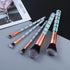 New Luxurious 12/8/5pcs Eye Lip Makeup Brushes Set Eyebrow Comb Eyelash Sponge Eyeshadow Silicone Face Mask Edge