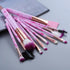 New Luxurious 12/8/5pcs Eye Lip Makeup Brushes Set Eyebrow Comb Eyelash Sponge Eyeshadow Silicone Face Mask Edge