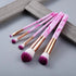 New Luxurious 12/8/5pcs Eye Lip Makeup Brushes Set Eyebrow Comb Eyelash Sponge Eyeshadow Silicone Face Mask Edge