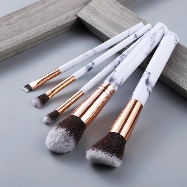 New Luxurious 12/8/5pcs Eye Lip Makeup Brushes Set Eyebrow Comb Eyelash Sponge Eyeshadow Silicone Face Mask Edge