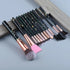 New Luxurious 12/8/5pcs Eye Lip Makeup Brushes Set Eyebrow Comb Eyelash Sponge Eyeshadow Silicone Face Mask Edge