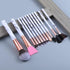 New Luxurious 12/8/5pcs Eye Lip Makeup Brushes Set Eyebrow Comb Eyelash Sponge Eyeshadow Silicone Face Mask Edge