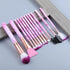 New Luxurious 12/8/5pcs Eye Lip Makeup Brushes Set Eyebrow Comb Eyelash Sponge Eyeshadow Silicone Face Mask Edge