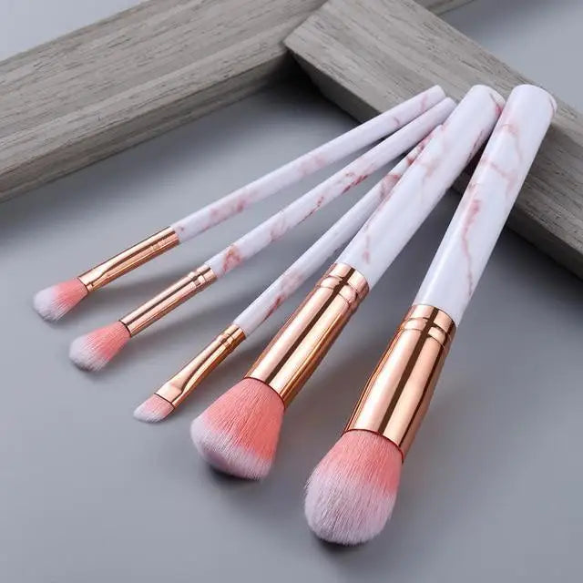 New Luxurious 12/8/5pcs Eye Lip Makeup Brushes Set Eyebrow Comb Eyelash Sponge Eyeshadow Silicone Face Mask Edge