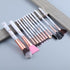 New Luxurious 12/8/5pcs Eye Lip Makeup Brushes Set Eyebrow Comb Eyelash Sponge Eyeshadow Silicone Face Mask Edge