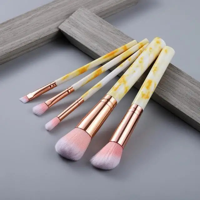 New Luxurious 12/8/5pcs Eye Lip Makeup Brushes Set Eyebrow Comb Eyelash Sponge Eyeshadow Silicone Face Mask Edge