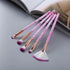 New Luxurious 12/8/5pcs Eye Lip Makeup Brushes Set Eyebrow Comb Eyelash Sponge Eyeshadow Silicone Face Mask Edge