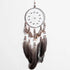 New Luxury Original Silver Gray Dream Catcher 2 Ring Feather Hanging Art Gifts To Bestie Friends Creative Valentine’s