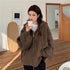 New Luxury Women’sAutumn Winter Oversize Knitted Cardigan Casual Hooded Twist Sweater Zipper Long Sleeve Crochet