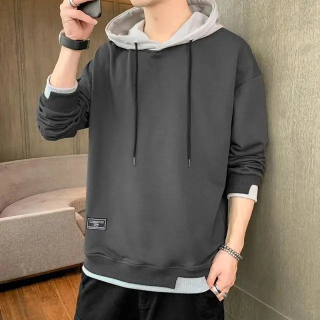 New Men Casual Sweatshirt Hoodies Male Solid Color Pullover Tops Spring Autumn Winter 2021 - Treko - Casual Tracksuit, Cool Fashion, Cool Hoodies, Hoodies, Jaket Hoodies, Loose Hoodies, Luxury Hoodies, Male Fashion, men fashion, Men Hoodies, Modern Hoodies, Multi Pockets Hoodies, New Hoodies, Stylish Hoodies- Stevvex.com