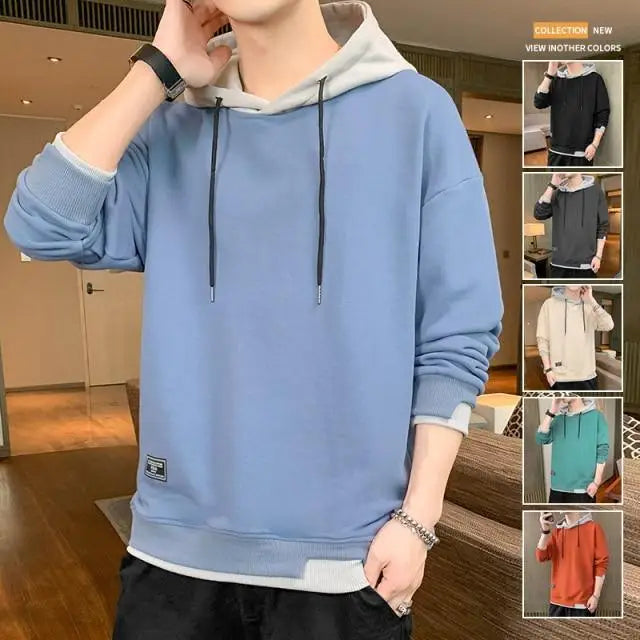 New Men Casual Sweatshirt Hoodies Male Solid Color Pullover Tops Spring Autumn Winter 2021 - Treko - Casual Tracksuit, Cool Fashion, Cool Hoodies, Hoodies, Jaket Hoodies, Loose Hoodies, Luxury Hoodies, Male Fashion, men fashion, Men Hoodies, Modern Hoodies, Multi Pockets Hoodies, New Hoodies, Stylish Hoodies- Stevvex.com