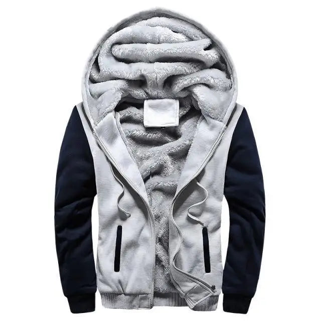 New Men Hoodies Winter Thick Warm Fleece Zipper Men Hoodies Coat Sportwear Male Streetwear - Treko - 2021 fashion, Cool Fashion, Cool Hoodies, Hoodies, Jaket Hoodies, Loose Hoodies, Luxury Hoodies, male fashion, man streetwear, man sweatshirts, men fashion., Men Hoodies, Modern Hoodies, Multi Pockets Hoodies, New Hoodies, Stylish Hoodies, Zipper Hooded- Stevvex.com