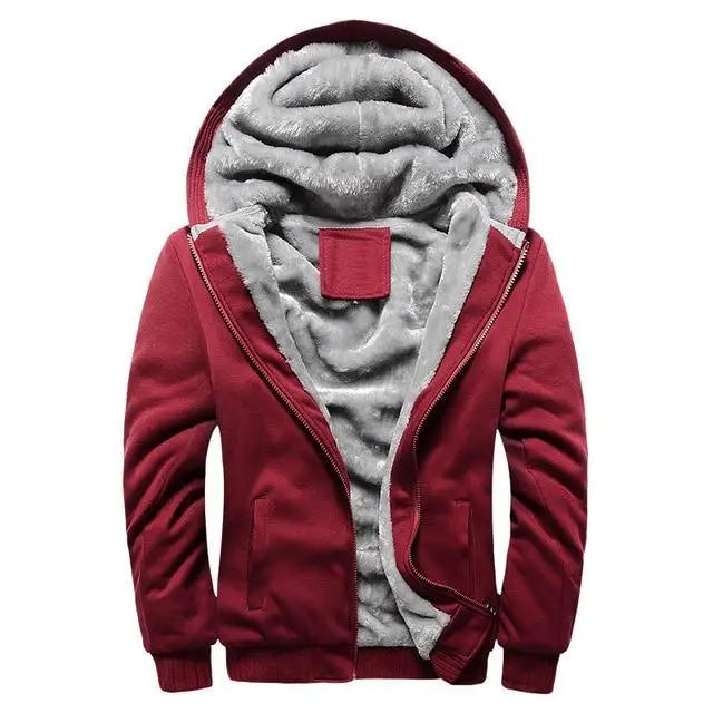 New Men Hoodies Winter Thick Warm Fleece Zipper Men Hoodies Coat Sportwear Male Streetwear - Treko - 2021 fashion, Cool Fashion, Cool Hoodies, Hoodies, Jaket Hoodies, Loose Hoodies, Luxury Hoodies, male fashion, man streetwear, man sweatshirts, men fashion., Men Hoodies, Modern Hoodies, Multi Pockets Hoodies, New Hoodies, Stylish Hoodies, Zipper Hooded- Stevvex.com