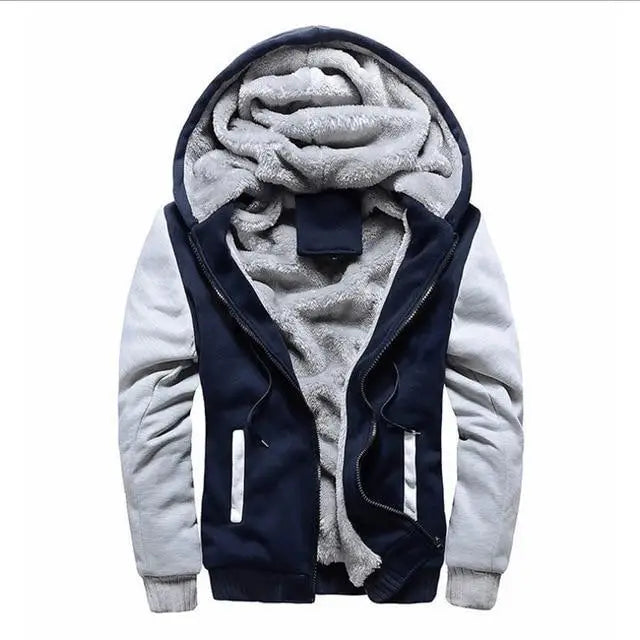 New Men Hoodies Winter Thick Warm Fleece Zipper Men Hoodies Coat Sportwear Male Streetwear - Treko - 2021 fashion, Cool Fashion, Cool Hoodies, Hoodies, Jaket Hoodies, Loose Hoodies, Luxury Hoodies, male fashion, man streetwear, man sweatshirts, men fashion., Men Hoodies, Modern Hoodies, Multi Pockets Hoodies, New Hoodies, Stylish Hoodies, Zipper Hooded- Stevvex.com