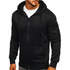 2021 New Mens Casual Zipper Hoodies Sweatshirts Male Black Green Solid Color Hooded Outerwear Tops - Treko - 2021 fashion, Cool Fashion, Cool Hoodies, Hoodies, Jaket Hoodies, Joggers for man, Loose Hoodies, Luxury Hoodies, male fashion, man fashion, man joggers, man streetwear, man sweatshirts, men fashion., Men Hoodies, Modern Hoodies, Multi Pockets Hoodies, New Hoodies, Stylish Hoodies, Zipper Hooded- Stevvex.com