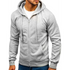 2021 New Mens Casual Zipper Hoodies Sweatshirts Male Black Green Solid Color Hooded Outerwear Tops - Treko - 2021 fashion, Cool Fashion, Cool Hoodies, Hoodies, Jaket Hoodies, Joggers for man, Loose Hoodies, Luxury Hoodies, male fashion, man fashion, man joggers, man streetwear, man sweatshirts, men fashion., Men Hoodies, Modern Hoodies, Multi Pockets Hoodies, New Hoodies, Stylish Hoodies, Zipper Hooded- Stevvex.com