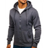 2021 New Mens Casual Zipper Hoodies Sweatshirts Male Black Green Solid Color Hooded Outerwear Tops - Treko - 2021 fashion, Cool Fashion, Cool Hoodies, Hoodies, Jaket Hoodies, Joggers for man, Loose Hoodies, Luxury Hoodies, male fashion, man fashion, man joggers, man streetwear, man sweatshirts, men fashion., Men Hoodies, Modern Hoodies, Multi Pockets Hoodies, New Hoodies, Stylish Hoodies, Zipper Hooded- Stevvex.com