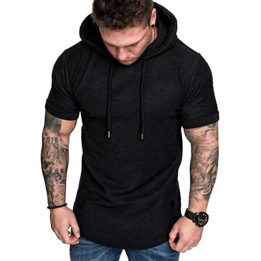 2021 Brand New Mens Hoodies Sweatshirts Short Sleeve Men Hoodies Sweatshirt Casual Solid Color - Treko - Casual Tracksuit, Cool Fashion, Cool Hoodies, Hoodies, Jaket Hoodies, Loose Hoodies, Luxury Hoodies, Male Fashion, men fashion, Men Hoodies, Modern Hoodies, Multi Pockets Hoodies, New Hoodies, Stylish Hoodies- Stevvex.com