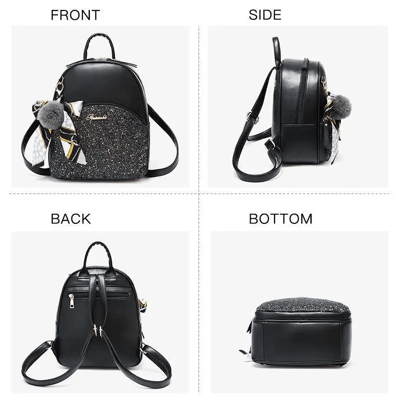 New PU Leather Business Backpacks For Ladies And Girls Fashion Designer Teenage Girls Student School Bags - ALLURELATION - 575, Backpacks, Bags, Bags for Girls, Bags for Ladies, Bags For Teenagers, Bags For Women, Bags in Demand, Best Selling Bags, Birthday Gift, Designer Female Bags, Fashionable Backpacks, Hot sale Bags, Leather Business Backpack, Luxury Bags, Modern Bags, Picnic Bags, Shopping Backpacks, Shoulder Bag, Stylish Shoulder Backpack, Travelling Backpacks, Trendy Bags - Stevvex.com