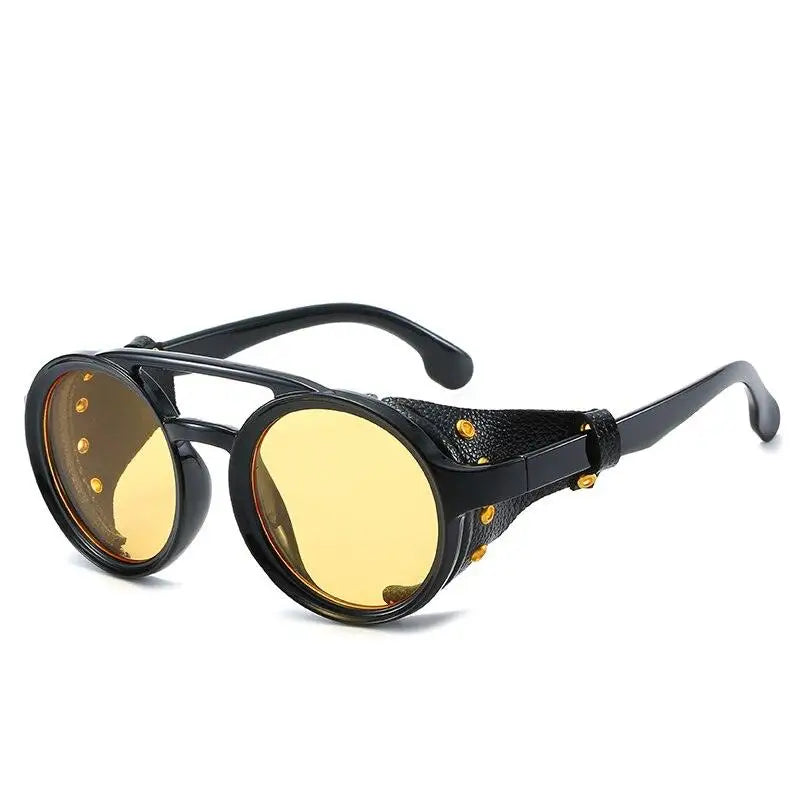 New Retro Sunglasses Unique Design Round Frame Vintage Style Sunglasses UV400 For Men - STEVVEX Sunglasses - 715, Attractive sunglasses, Black Sunglasses, Boys Sunglasses, Classis sunglasses, Colorful sunglasses, Famous sunglasses, Fashion sunglasses, High quality sunglasses, Male Sunglasses, Men sunglasses, Modern sunglasses, Retro sunglasses, Round Shaped Sunglasses, Round sunglasses, Summer sunglasses, Sunglasses, Sunglasses For Men, UV400 Sunglasses, Vintage Sunglasses - Stevvex.com