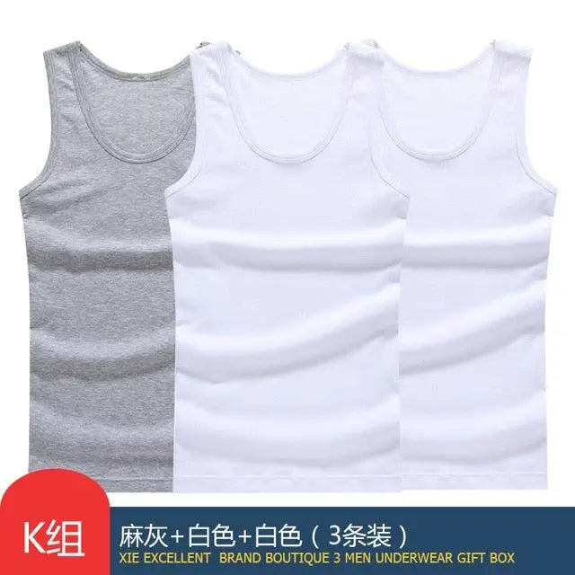 Hot New Sale 3pcs 100% Soft Cotton Mens Modern Sleeveless Tank Top Solid Muscle Vest Athletic Undershirts O-neck Gym Clothing Tees Tops - Treko - 100% cotton, 3pc shirt, athletic shirt, athletic undershirt, gym clothing, gym shirt, hot sale for man, man clothing, man shirt, man tees tops, men shirt, men tees tops, modern shirt, modern shirts, muscle vest, o neck shirt, shirt for man, shirt for men, sleeveless shirt, soft cotton for man, solid shirt, tank top shirt, tees tops- Stevvex.com