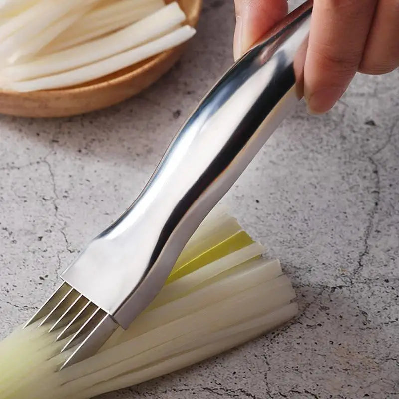 New Sharp Knife Onion Garlic Vegetable Cutter Cut Onions Garlic Tomato Device Shredders Slicers Cooking Tools Kitchen