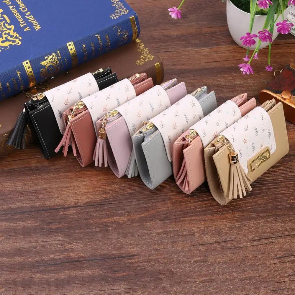 New Short PU Leather Clutch Bags Card Holder Wallet And Small Coin Purse for Women And Girls - ALLURELATION - 575, Bags, Bags for Girls, Bags for Ladies, Bags For Teenagers, Bags For Women, Bags in Demand, Bags in Sale, Best Selling Bags, Birthday Gift, Book Bag, Card Holder Bags, Card Holders Girl Handbag, Clutch Bag, Clutch Phone Bag, Coin Purse, Cute Short Purses, Designer Female Bags, Elegant Handbag, Folding Small Purse, Matching Bags, PU Leather Clutch, Small Ladies Wallet - Stevvex.com