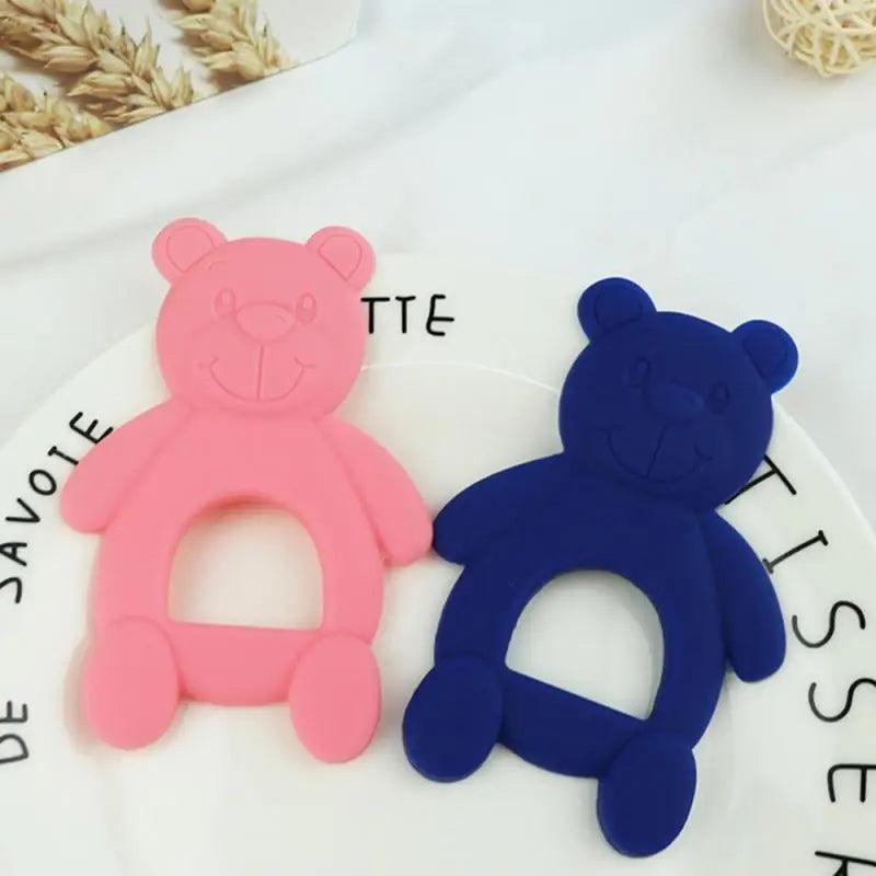 New Silicone Baby Teethers Cute Bear Shape Kids Teethers Safety Children Teething Infants Chewing Toys Newborn Dental Care - STEVVEX Baby - baby, baby teethers, babys gifts, babys product, babys toys, bear teether, chewing toys, childrens products, dental care, dental toys, gifts for baby showers, gifts for new moms, gifts for new parents, gifts for newborns, gifts for thanksgiving, infants products, silicon teether, toddlers products - Stevvex.com