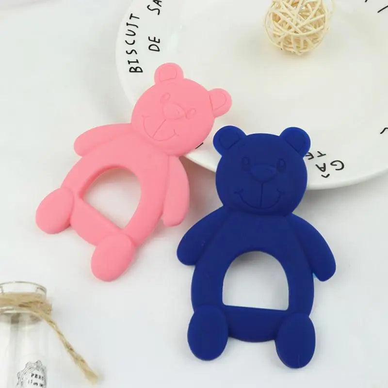 New Silicone Baby Teethers Cute Bear Shape Kids Teethers Safety Children Teething Infants Chewing Toys Newborn Dental Care - STEVVEX Baby - baby, baby teethers, babys gifts, babys product, babys toys, bear teether, chewing toys, childrens products, dental care, dental toys, gifts for baby showers, gifts for new moms, gifts for new parents, gifts for newborns, gifts for thanksgiving, infants products, silicon teether, toddlers products - Stevvex.com