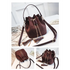 New Sizzling Mini Crossbody Handbags Cute Bucket Bag Organizer Small Tassel PU Leather Womens Shoulder Messenger Bags