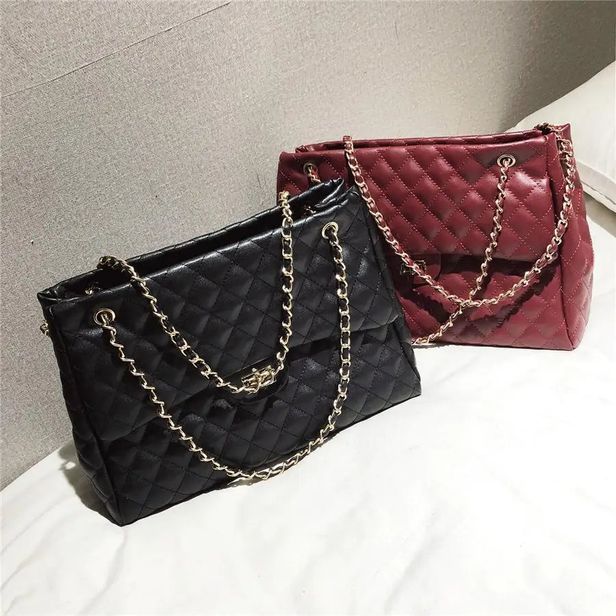 New Sizzling Top Quality Women Pu Leather Shoulder Bag Fashionable Designer Luxury Female Large Capacity Crossbody Bag